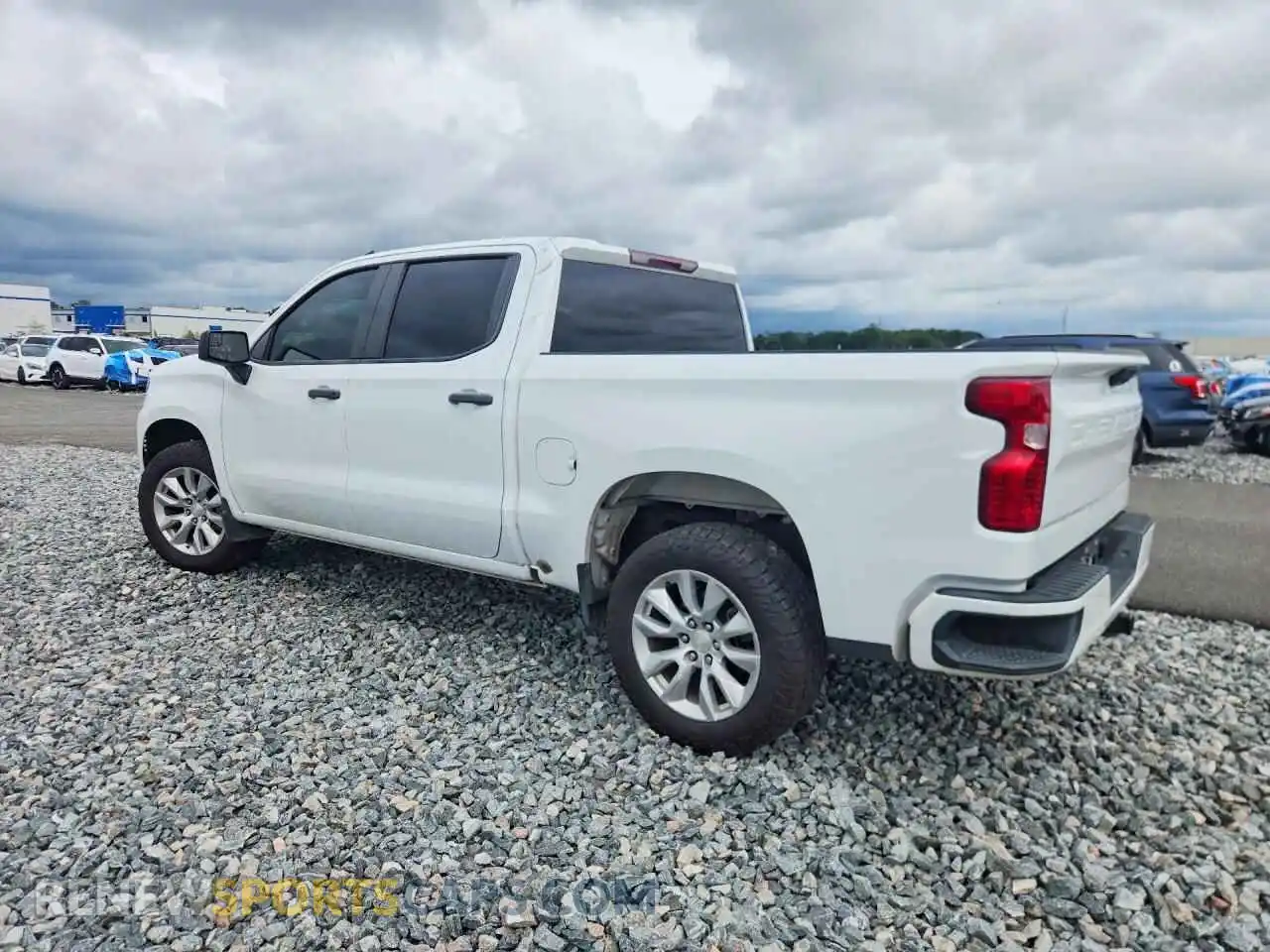 2 Photograph of a damaged car 1GCPABEK7NZ510012 CHEVROLET SILVERADO 2022