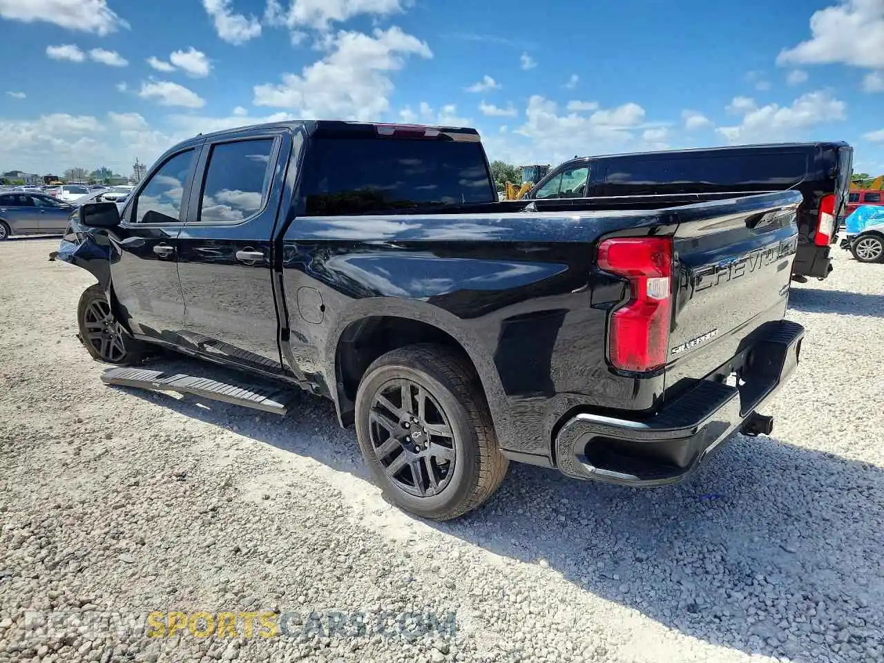 2 Photograph of a damaged car 1GCPABEKXNZ645310 CHEVROLET SILVERADO 2022