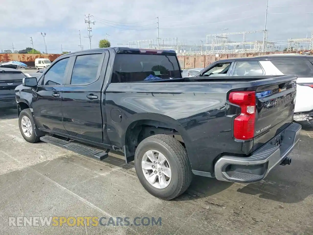 2 Фотография поврежденного автомобиля 1GCPACEK1NZ640261 CHEVROLET SILVERADO 2022