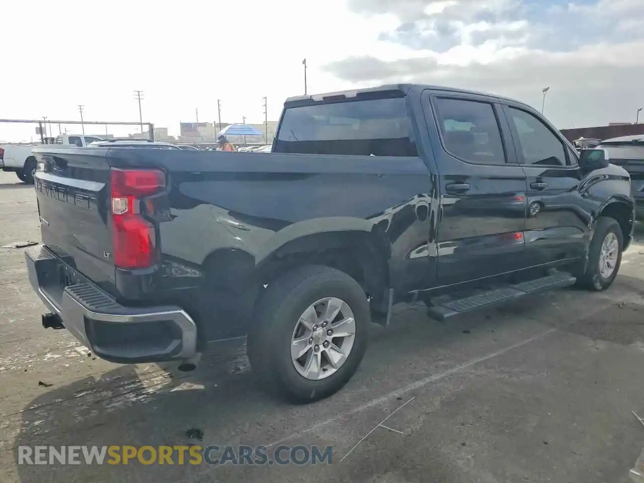 3 Фотография поврежденного автомобиля 1GCPACEK1NZ640261 CHEVROLET SILVERADO 2022