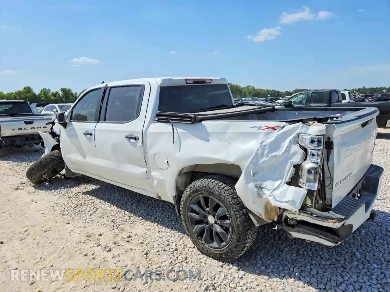 2 Photograph of a damaged car 1GCPDBEK2NZ528506 CHEVROLET SILVERADO 2022
