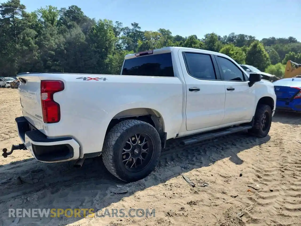 3 Фотография поврежденного автомобиля 1GCPDBEK3NZ589394 CHEVROLET SILVERADO 2022