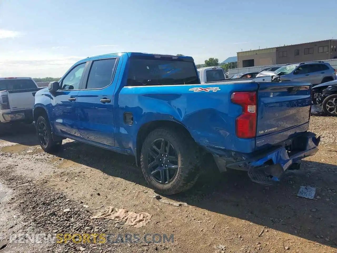 2 Фотография поврежденного автомобиля 1GCPDBEK4NZ607725 CHEVROLET SILVERADO 2022