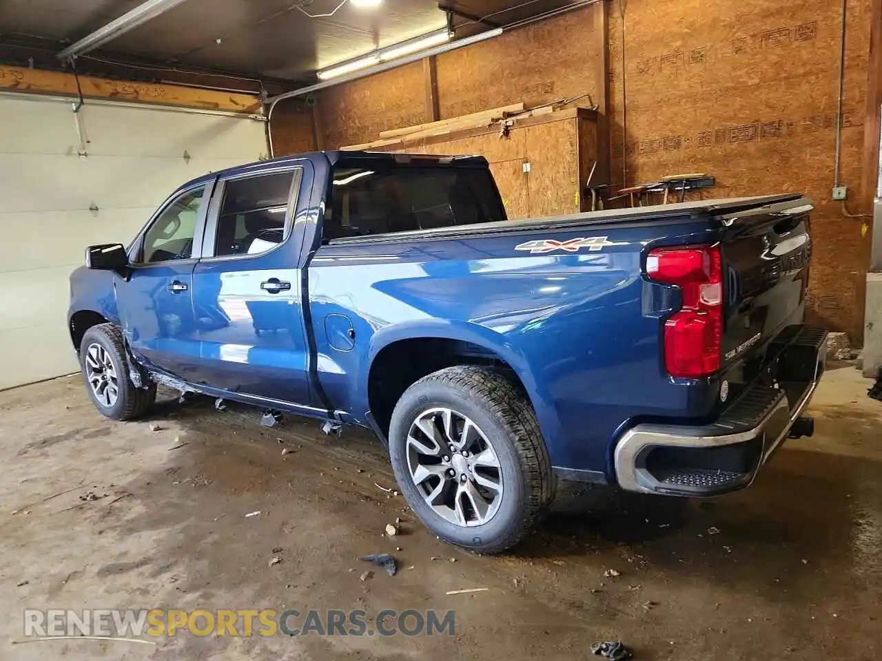 2 Photograph of a damaged car 1GCPDKEK0NZ554716 CHEVROLET SILVERADO 2022