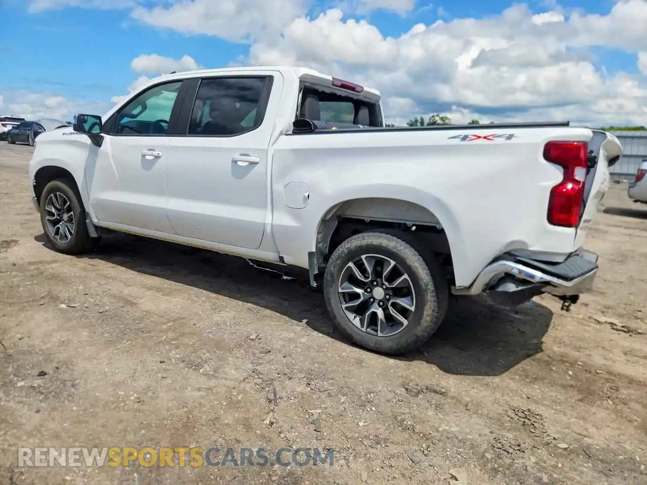 2 Photograph of a damaged car 1GCPDKEK9NZ639540 CHEVROLET SILVERADO 2022