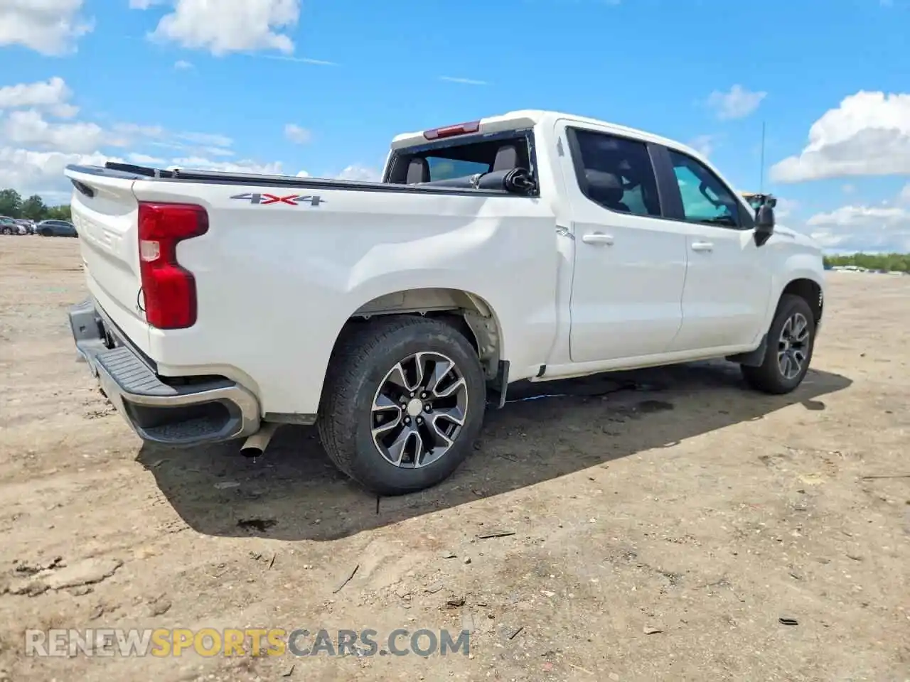 3 Photograph of a damaged car 1GCPDKEK9NZ639540 CHEVROLET SILVERADO 2022