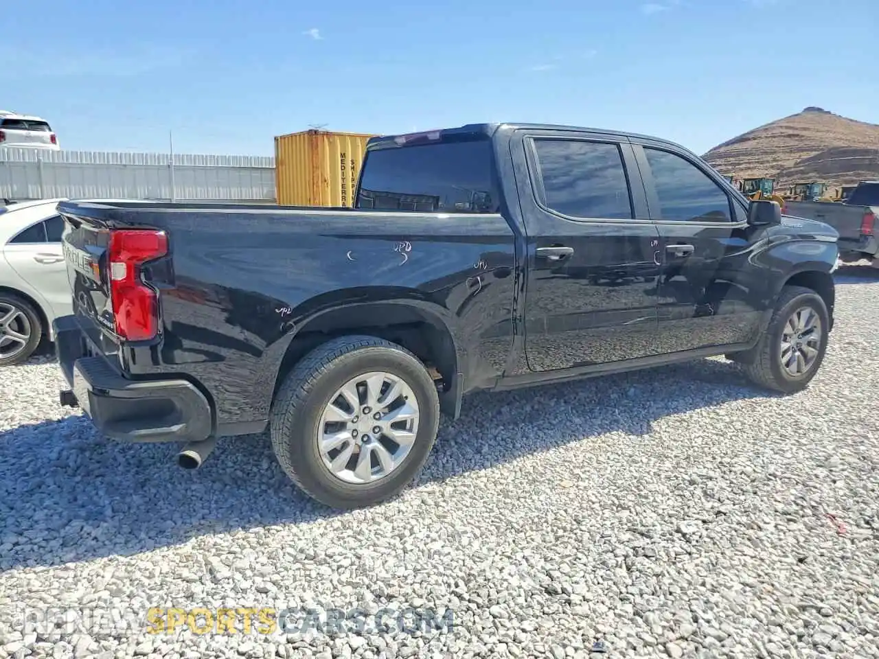 3 Photograph of a damaged car 1GCPWBEK3NZ226409 CHEVROLET SILVERADO 2022