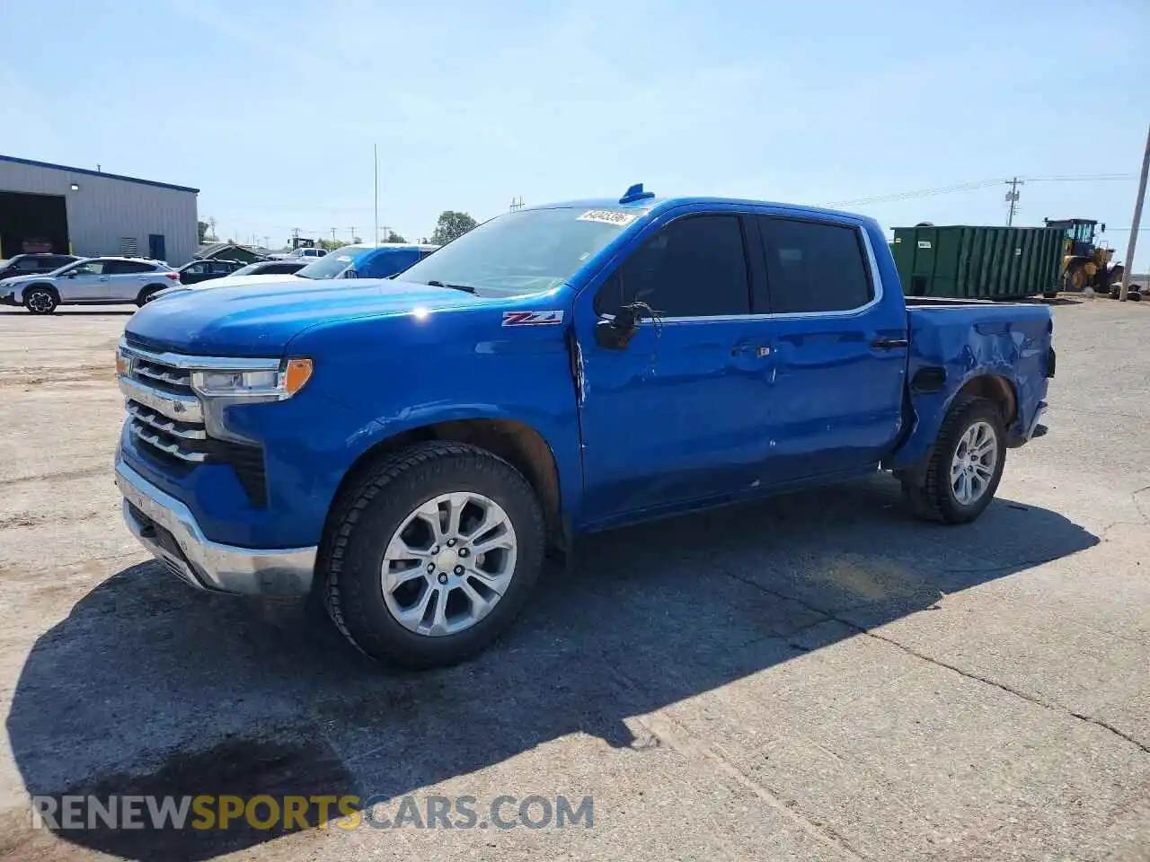 1 Photograph of a damaged car 1GCUDGED6NZ608974 CHEVROLET SILVERADO 2022