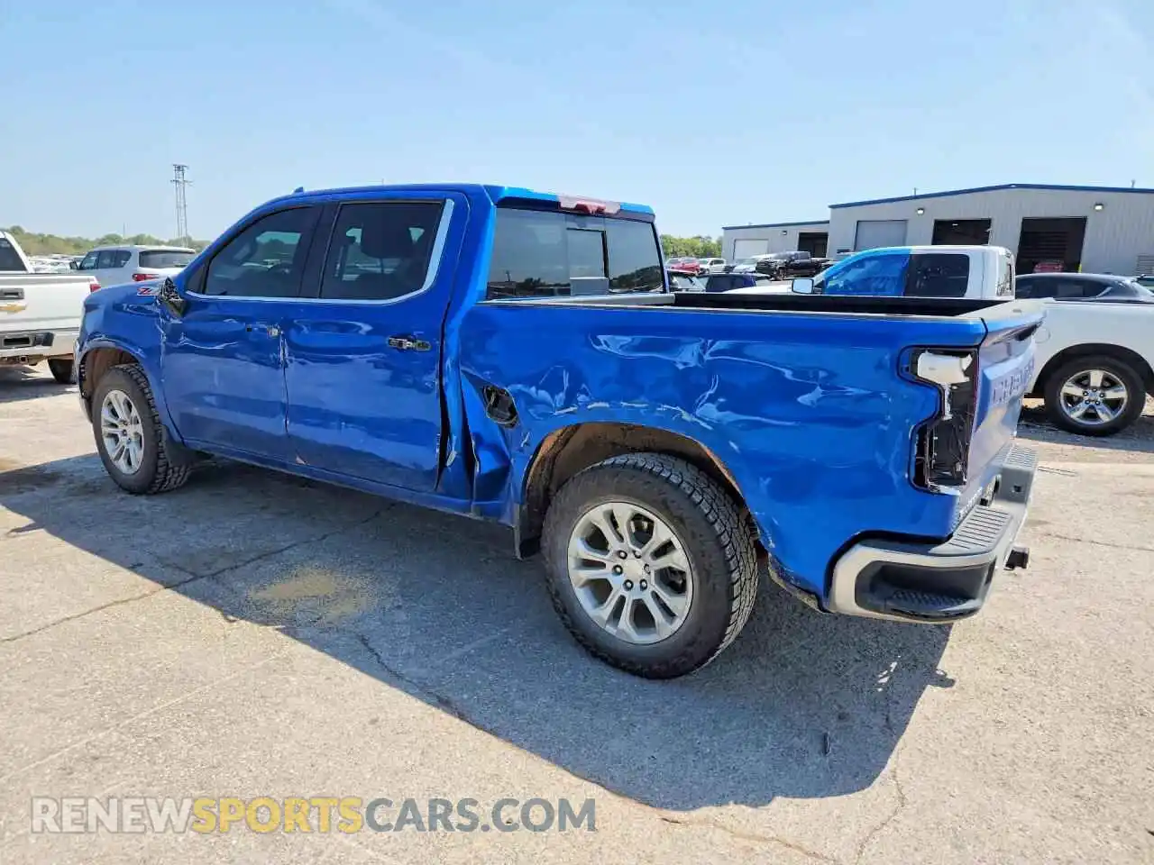 2 Photograph of a damaged car 1GCUDGED6NZ608974 CHEVROLET SILVERADO 2022