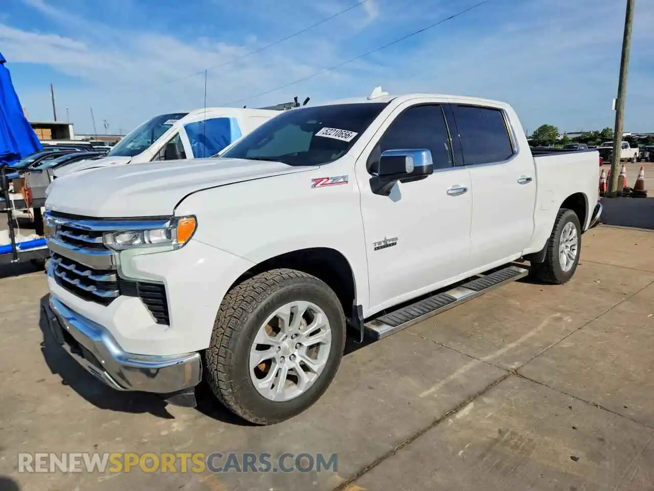 1 Photograph of a damaged car 1GCUDGED9NZ517830 CHEVROLET SILVERADO 2022