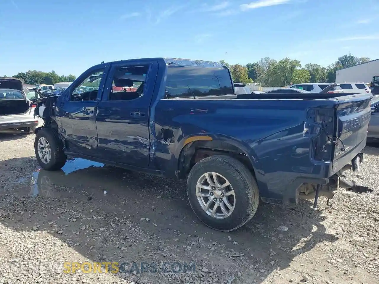 2 Photograph of a damaged car 1GCUYDED2NZ169100 CHEVROLET SILVERADO 2022