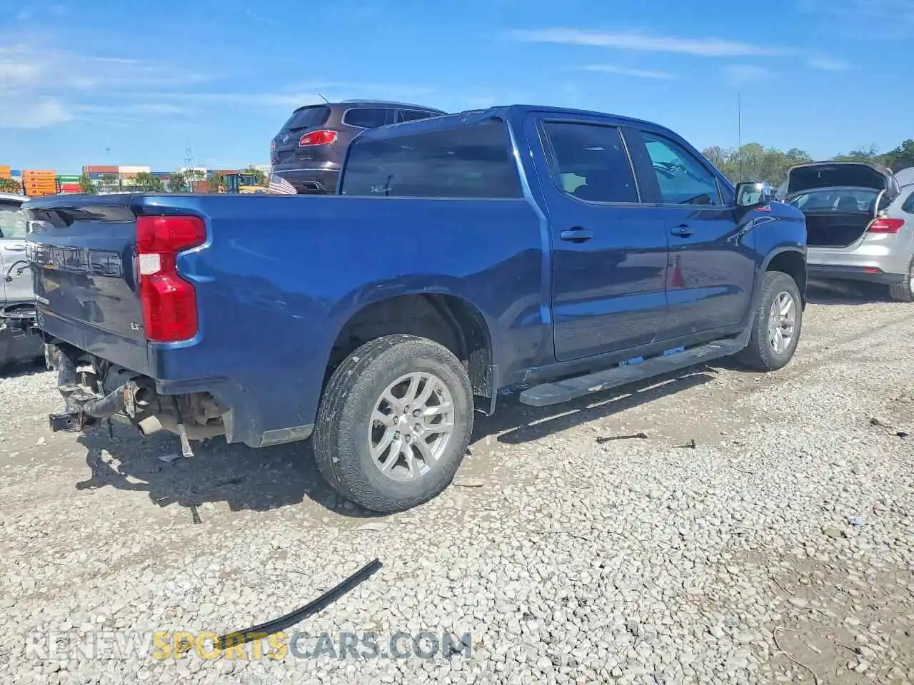 3 Photograph of a damaged car 1GCUYDED2NZ169100 CHEVROLET SILVERADO 2022