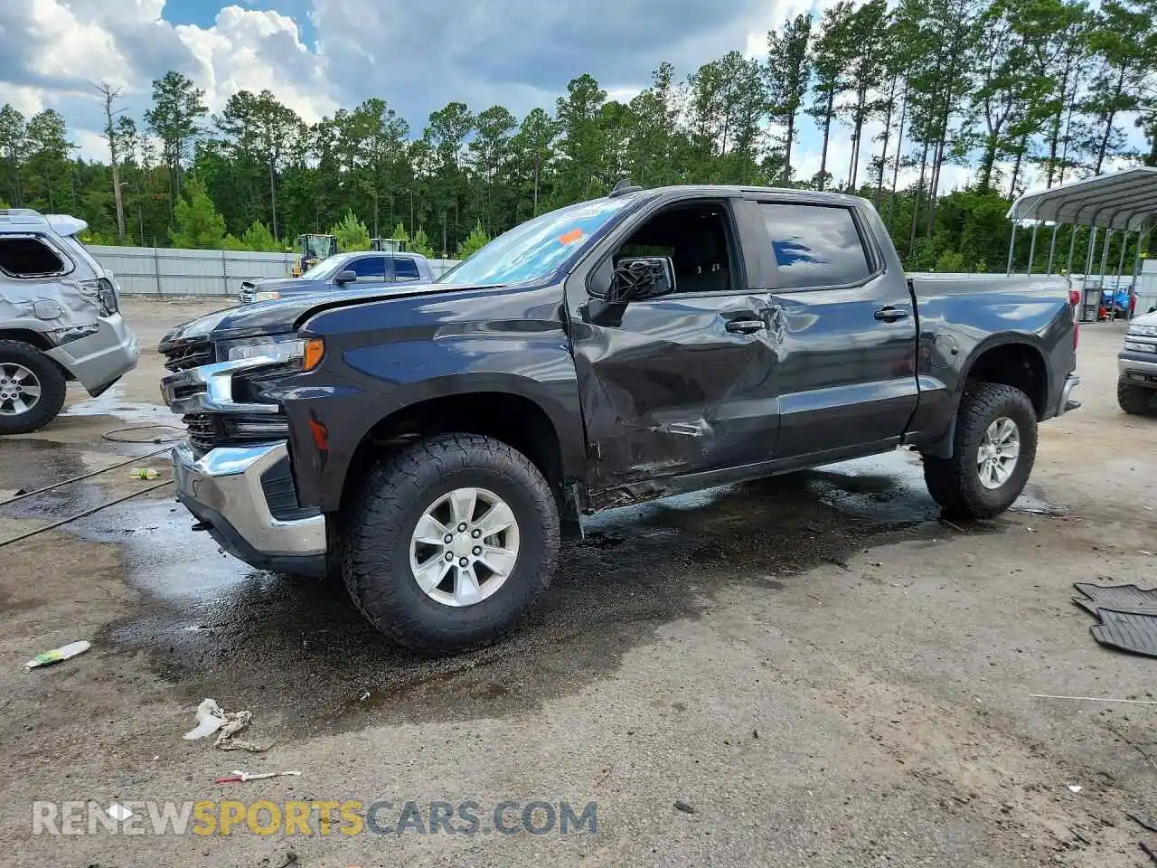 1 Photograph of a damaged car 1GCUYDED6NZ126816 CHEVROLET SILVERADO 2022