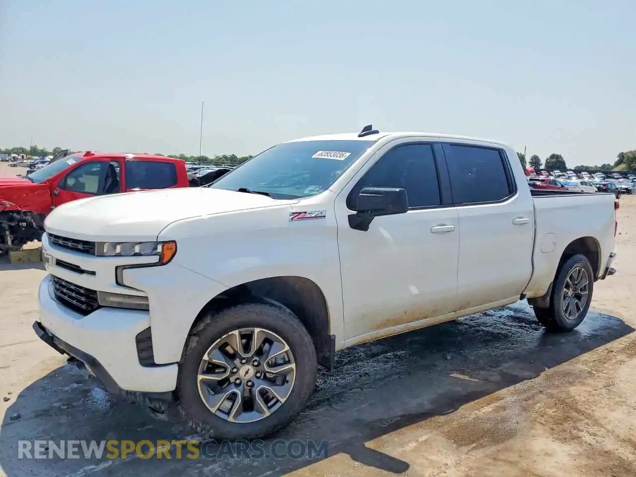 1 Photograph of a damaged car 1GCUYEED2NZ153808 CHEVROLET SILVERADO 2022