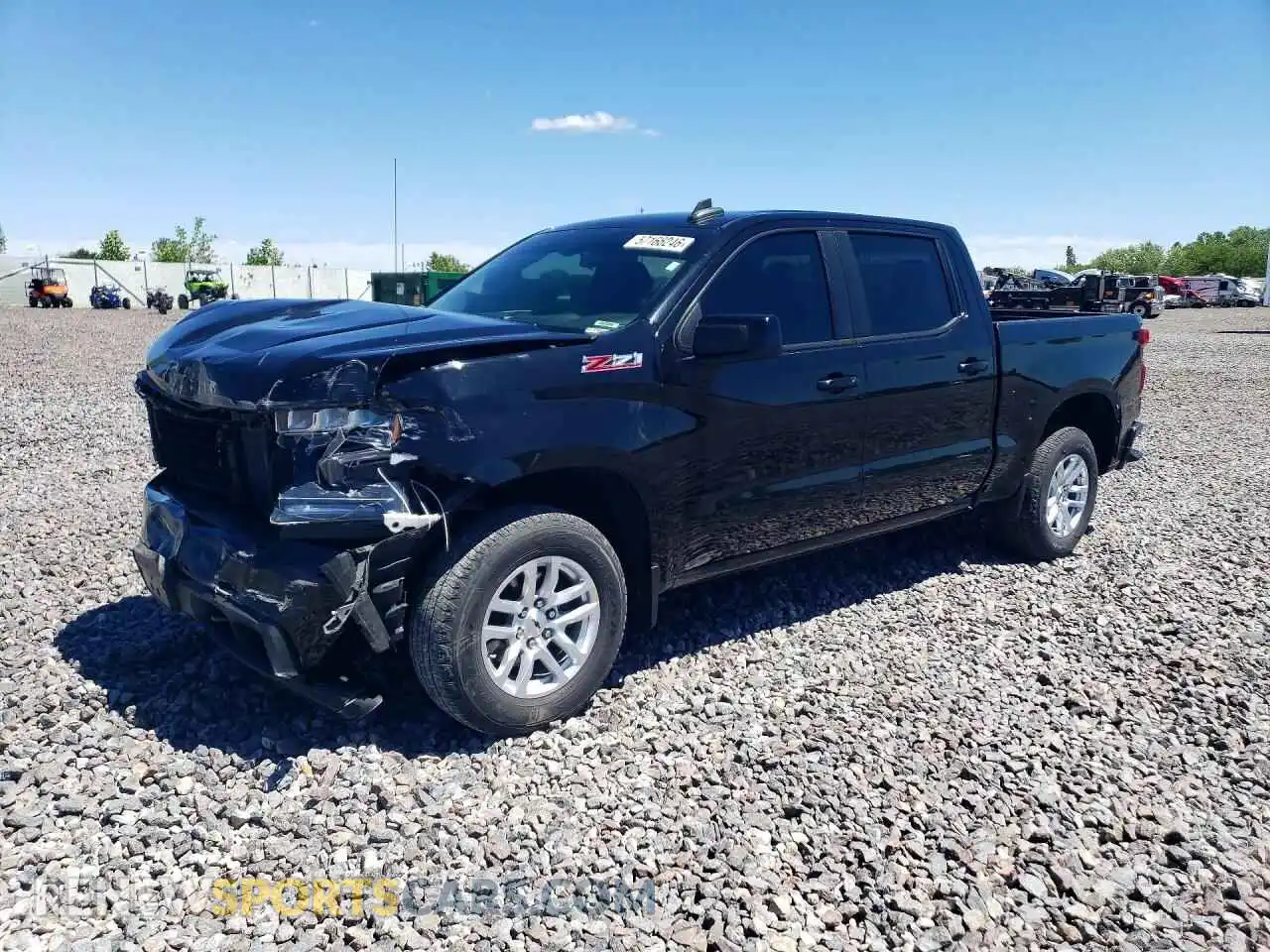 1 fotografías del automóvil dañado 1GCUYEED6NZ219941 CHEVROLET SILVERADO 2022