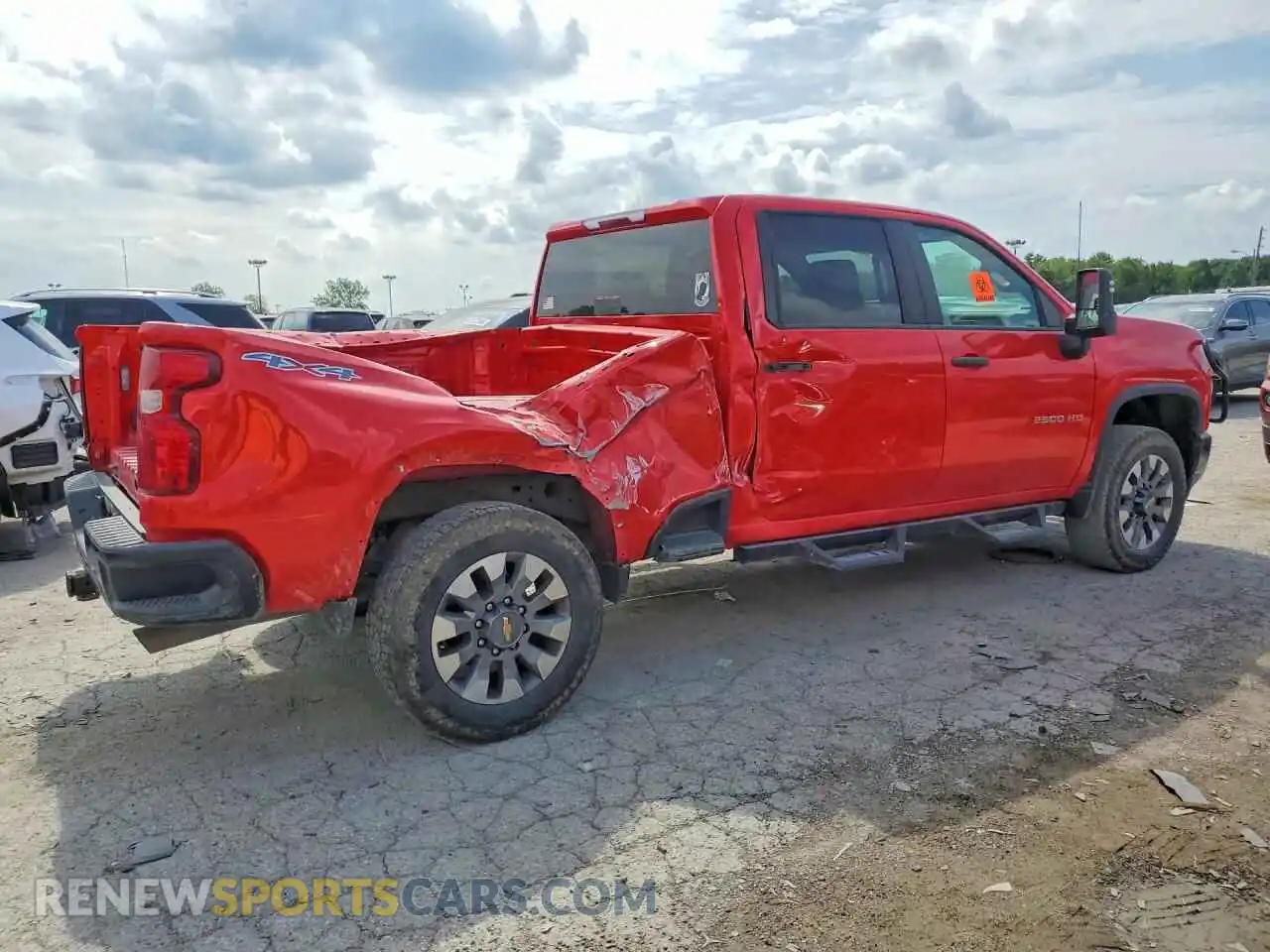 3 Photograph of a damaged car 2GC4YME71N1239348 CHEVROLET SILVERADO 2022