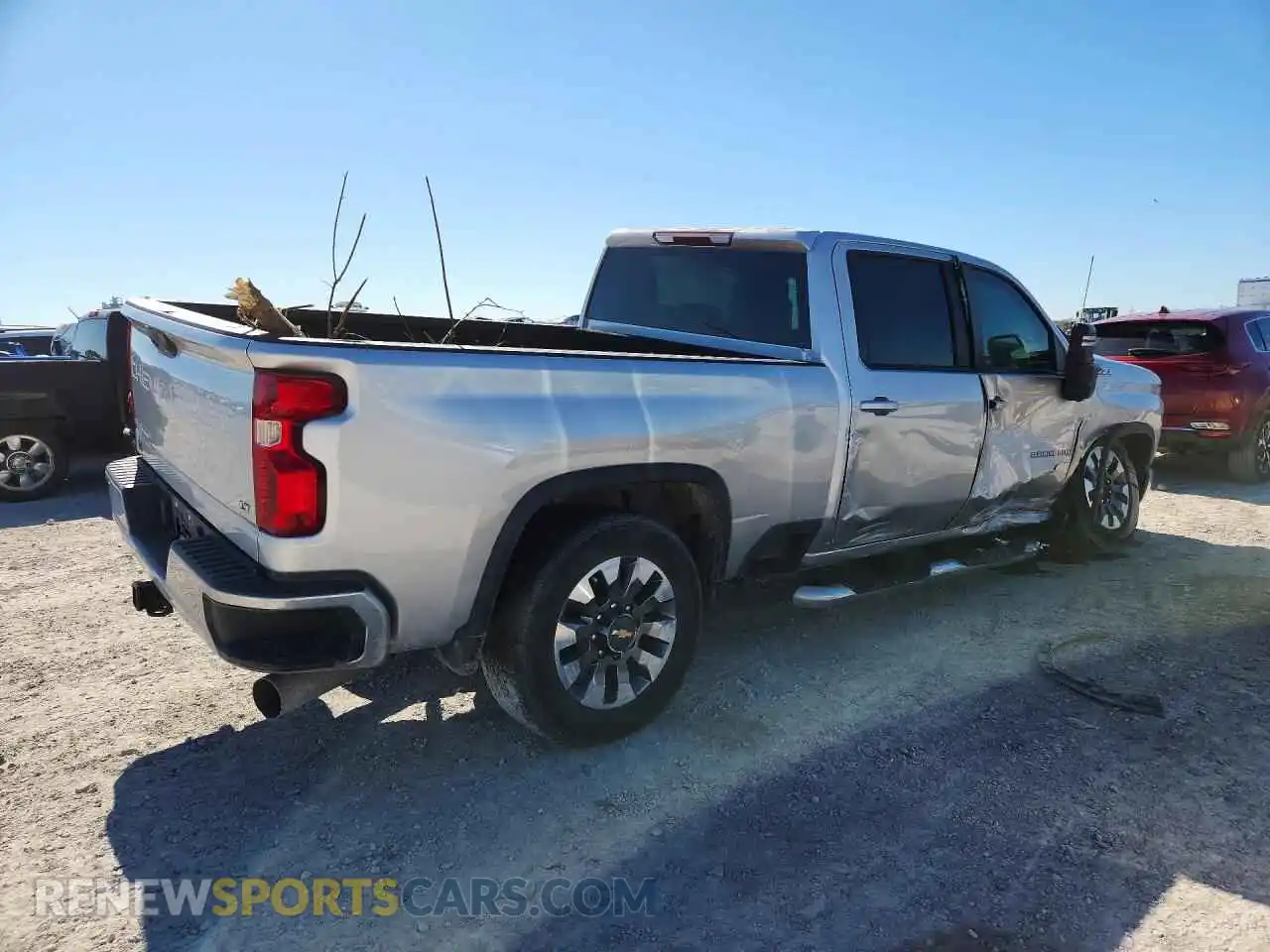 3 Фотография поврежденного автомобиля 2GC4YNEY6N1223127 CHEVROLET SILVERADO 2022