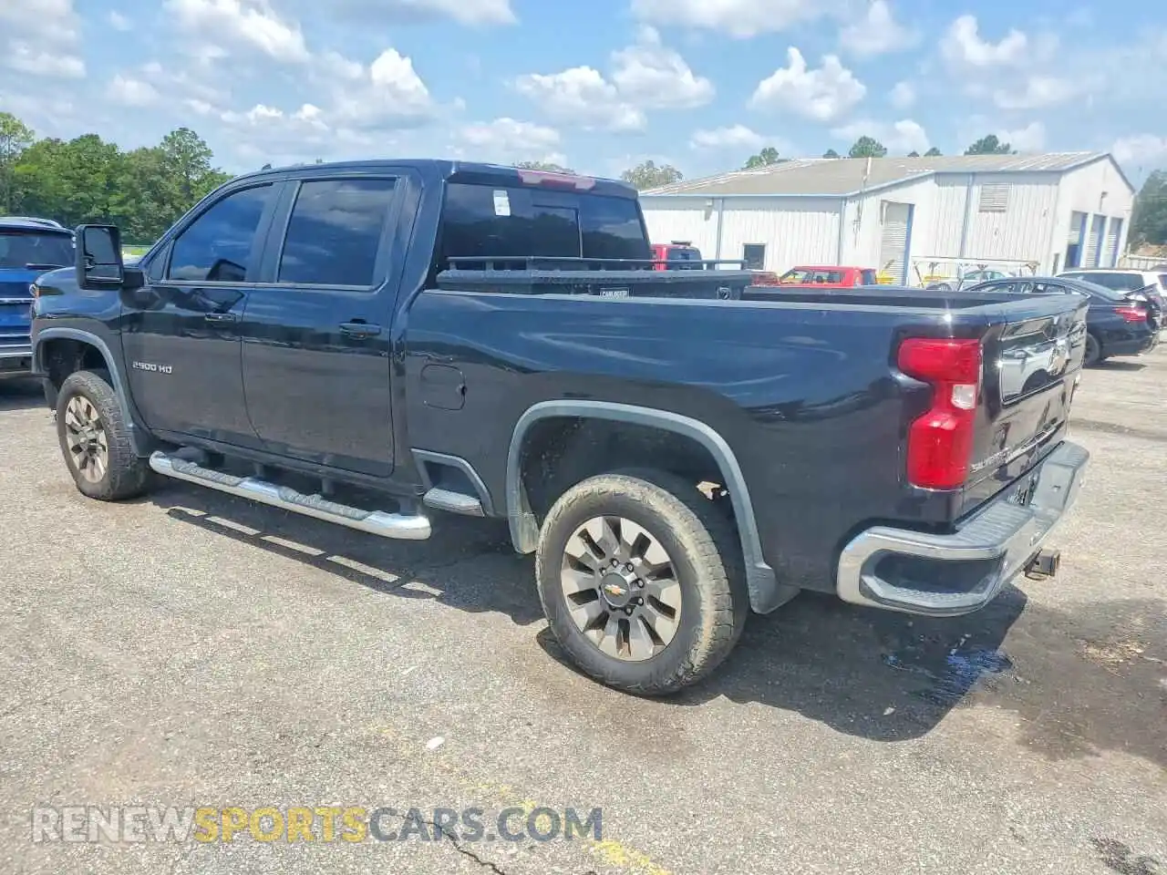 2 Photograph of a damaged car 2GC4YNEY9N1203681 CHEVROLET SILVERADO 2022