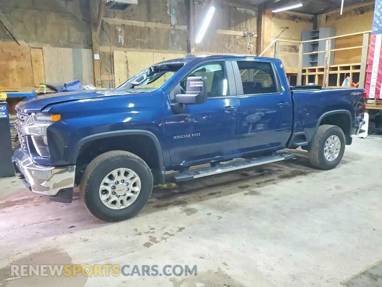 1 Photograph of a damaged car 2GC4YTEY3N1208833 CHEVROLET SILVERADO 2022