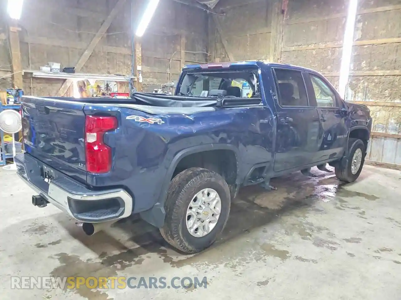 3 Photograph of a damaged car 2GC4YTEY3N1208833 CHEVROLET SILVERADO 2022