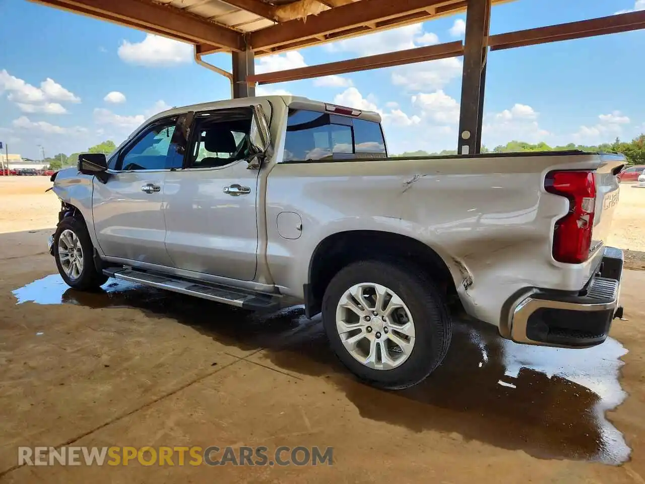 2 Photograph of a damaged car 2GCUDGED9N1502432 CHEVROLET SILVERADO 2022