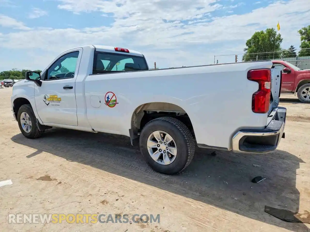 2 Photograph of a damaged car 3GCNAAED2NG571061 CHEVROLET SILVERADO 2022