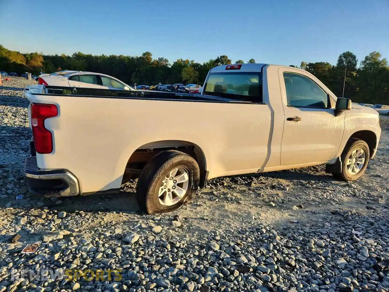 3 Photograph of a damaged car 3GCNAAEDXNG549969 CHEVROLET SILVERADO 2022