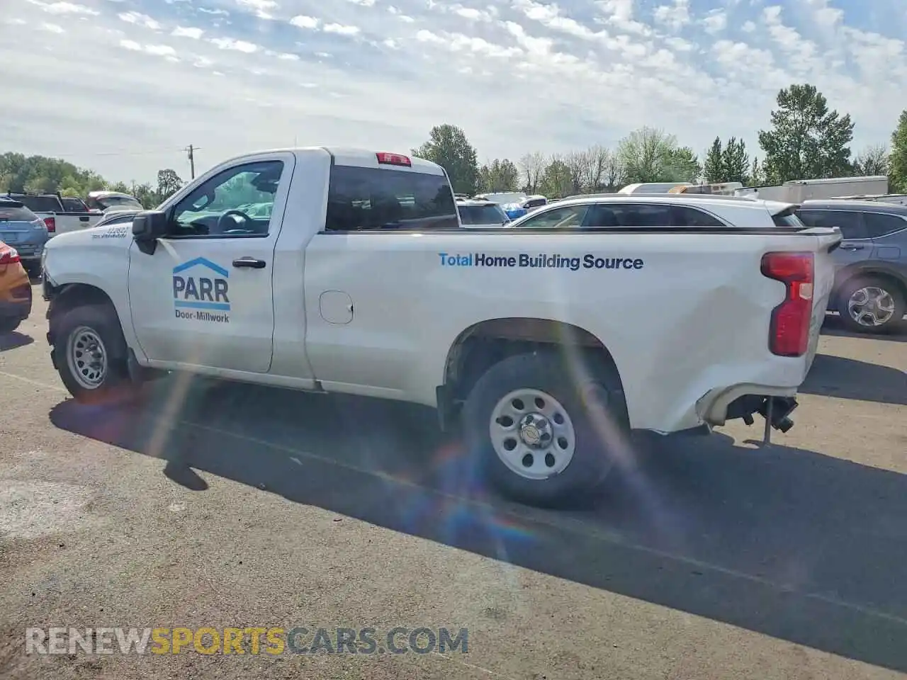 2 Photograph of a damaged car 3GCNAAEKXNG558279 CHEVROLET SILVERADO 2022