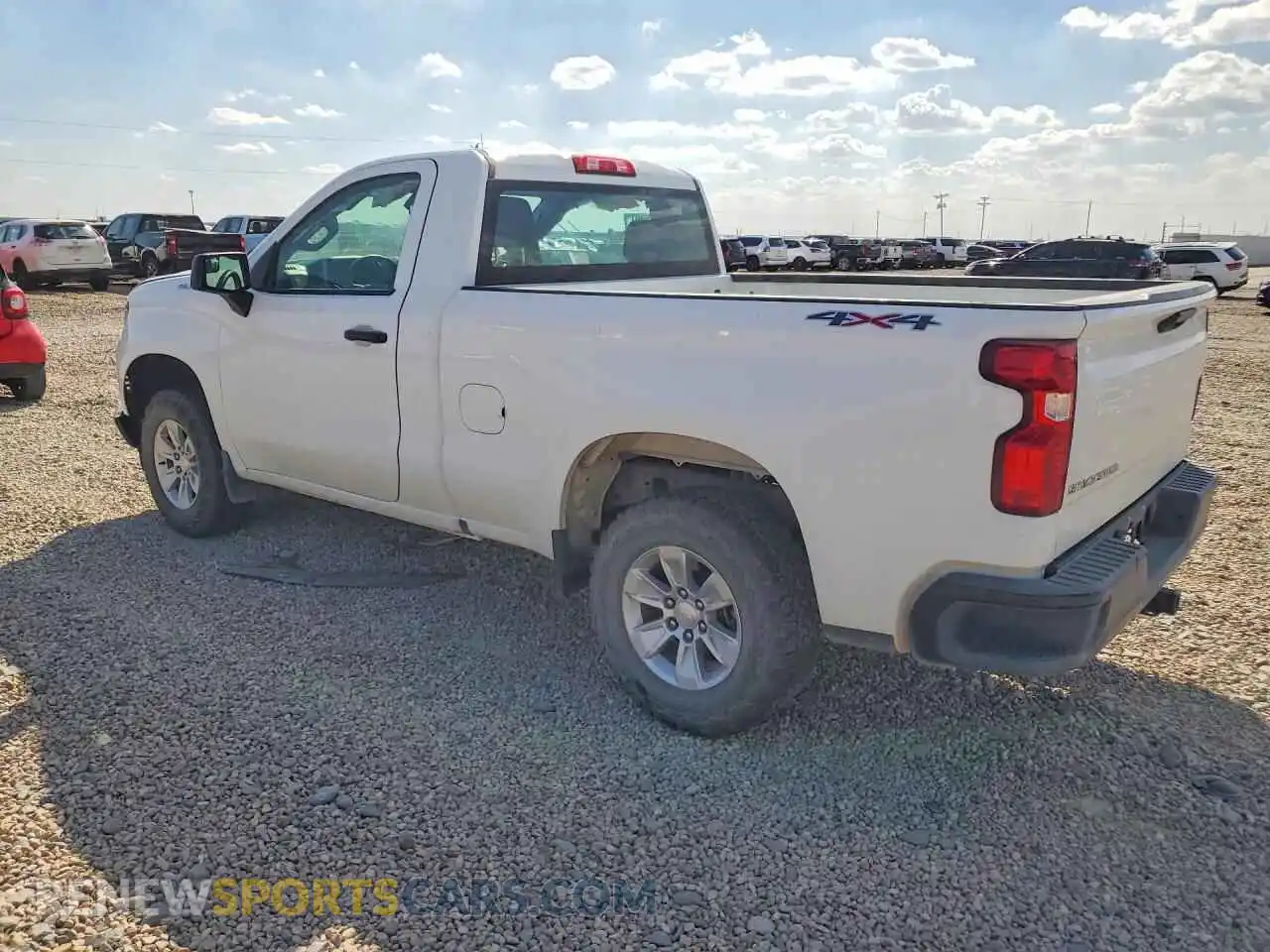 2 fotografías del automóvil dañado 3GCNDAEK2NG568697 CHEVROLET SILVERADO 2022