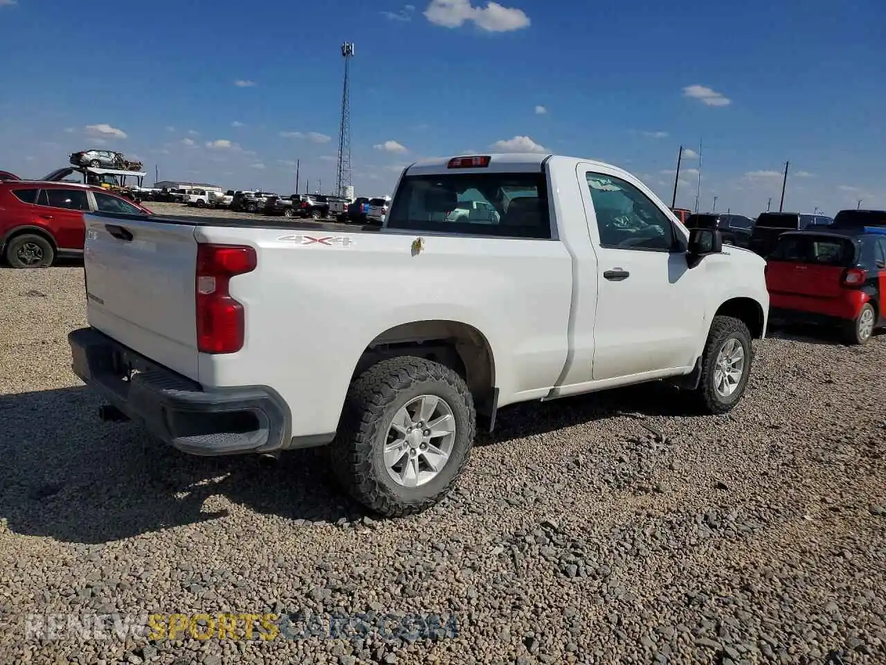 3 fotografías del automóvil dañado 3GCNDAEK2NG568697 CHEVROLET SILVERADO 2022
