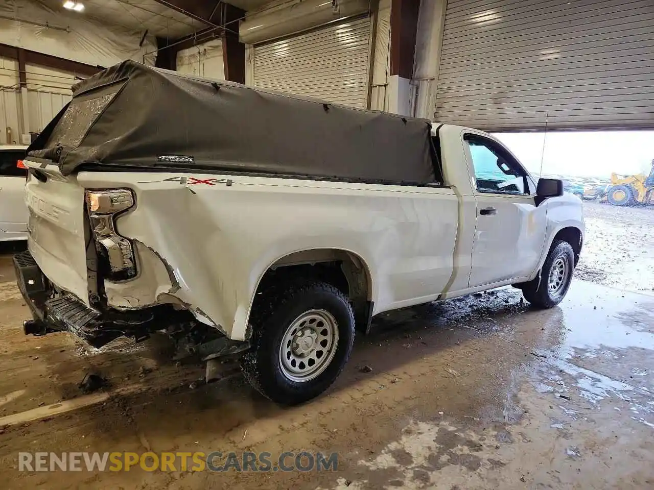 3 Photograph of a damaged car 3GCNDAEK6NG688292 CHEVROLET SILVERADO 2022