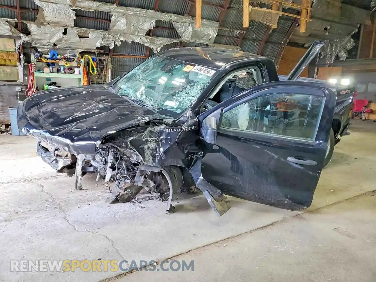 1 Photograph of a damaged car 3GCNDAEK7NG626271 CHEVROLET SILVERADO 2022