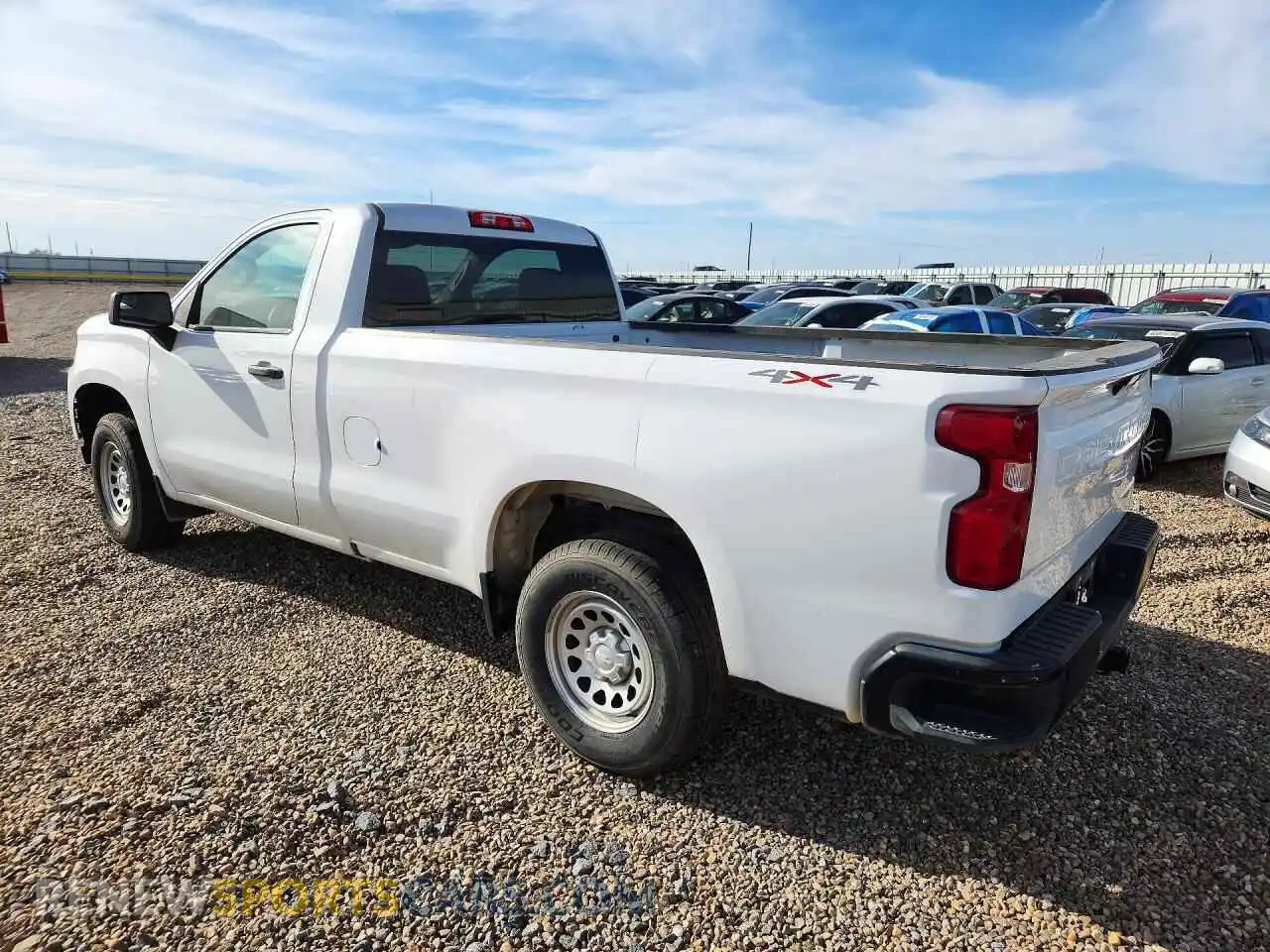 2 Photograph of a damaged car 3GCNYAEK8NG212811 CHEVROLET SILVERADO 2022