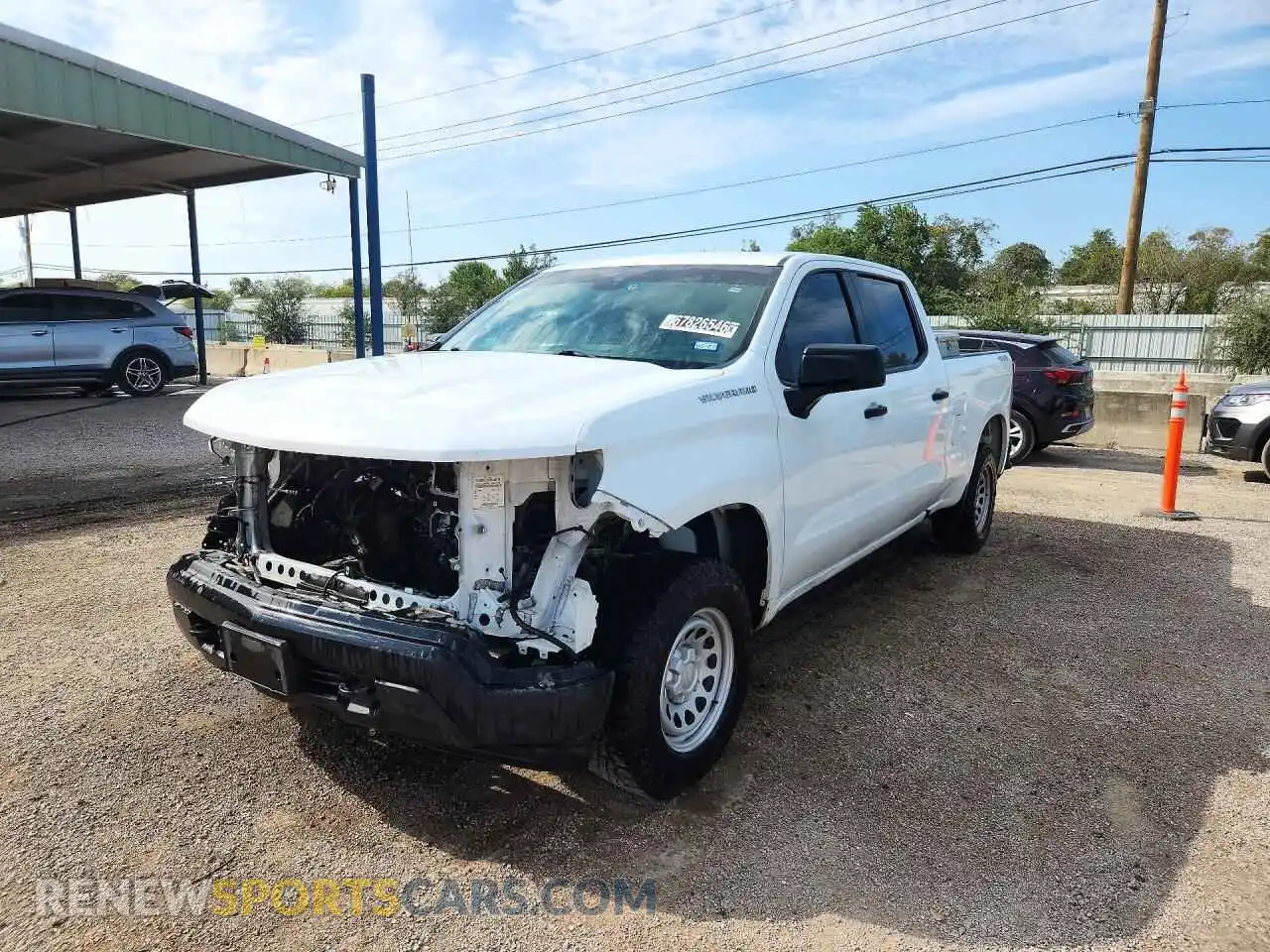 1 fotografías del automóvil dañado 3GCPDAEK3NG540836 CHEVROLET SILVERADO 2022
