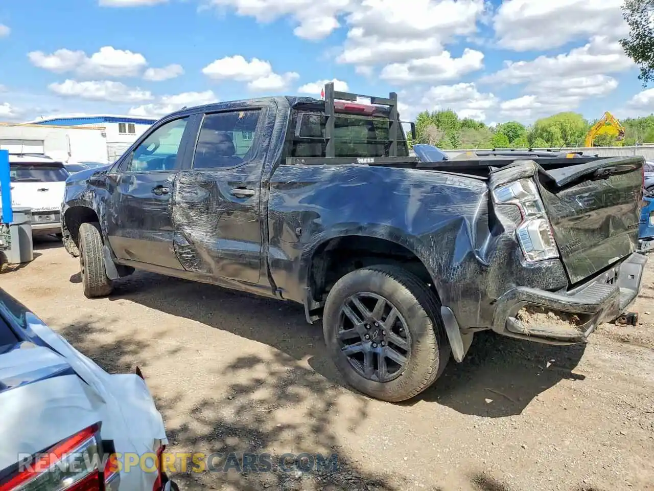 2 fotografías del automóvil dañado 3GCPDCED3NG548416 CHEVROLET SILVERADO 2022