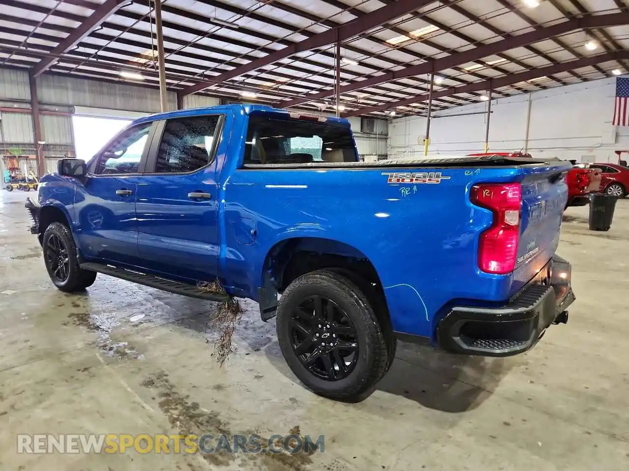 2 Photograph of a damaged car 3GCPDCED9NG664185 CHEVROLET SILVERADO 2022