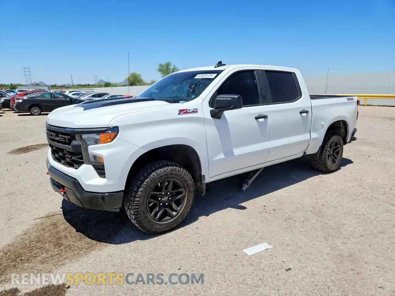 1 Photograph of a damaged car 3GCPDCEK5NG650444 CHEVROLET SILVERADO 2022