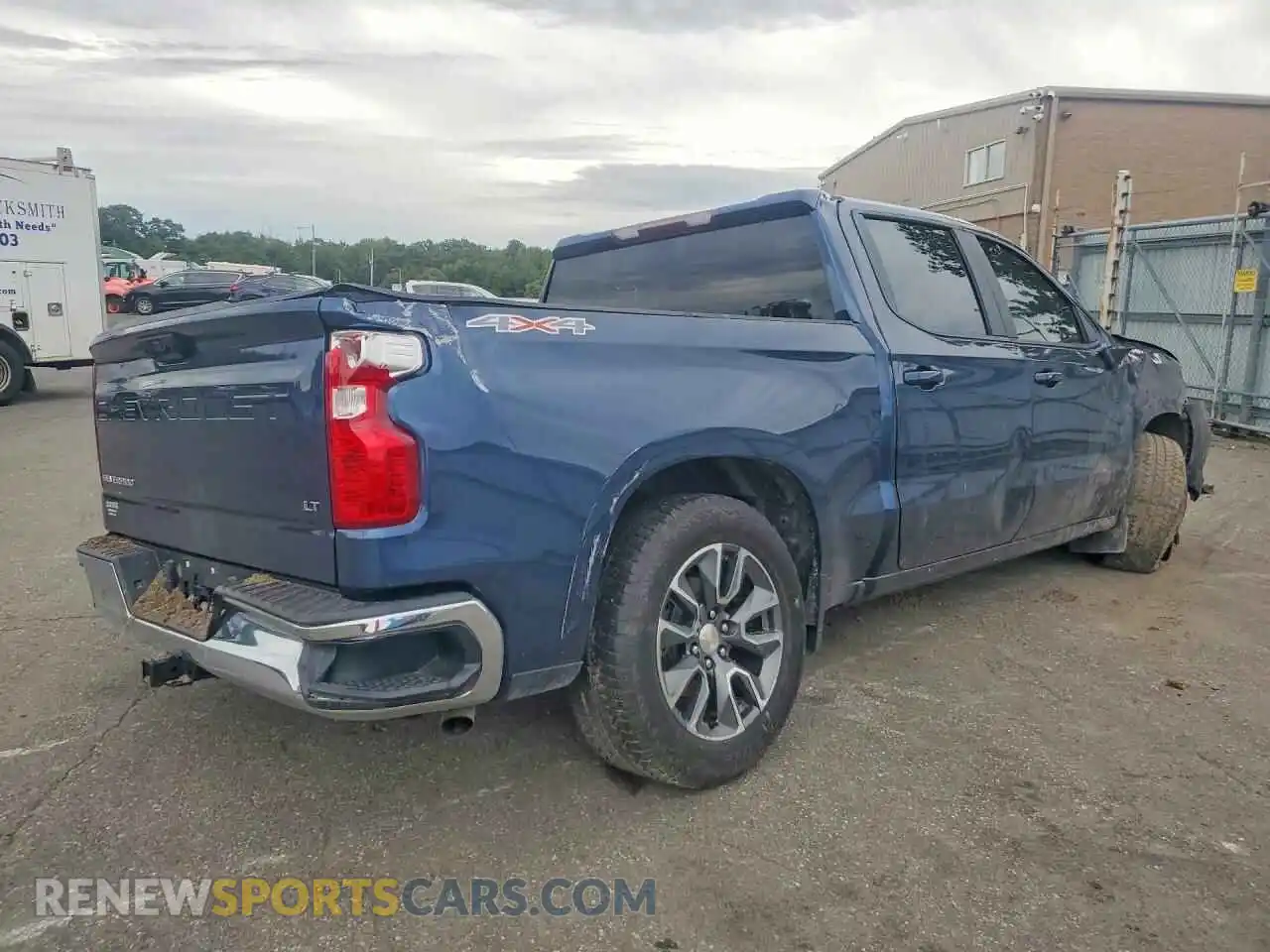 3 fotografías del automóvil dañado 3GCPDKEK6NG627880 CHEVROLET SILVERADO 2022