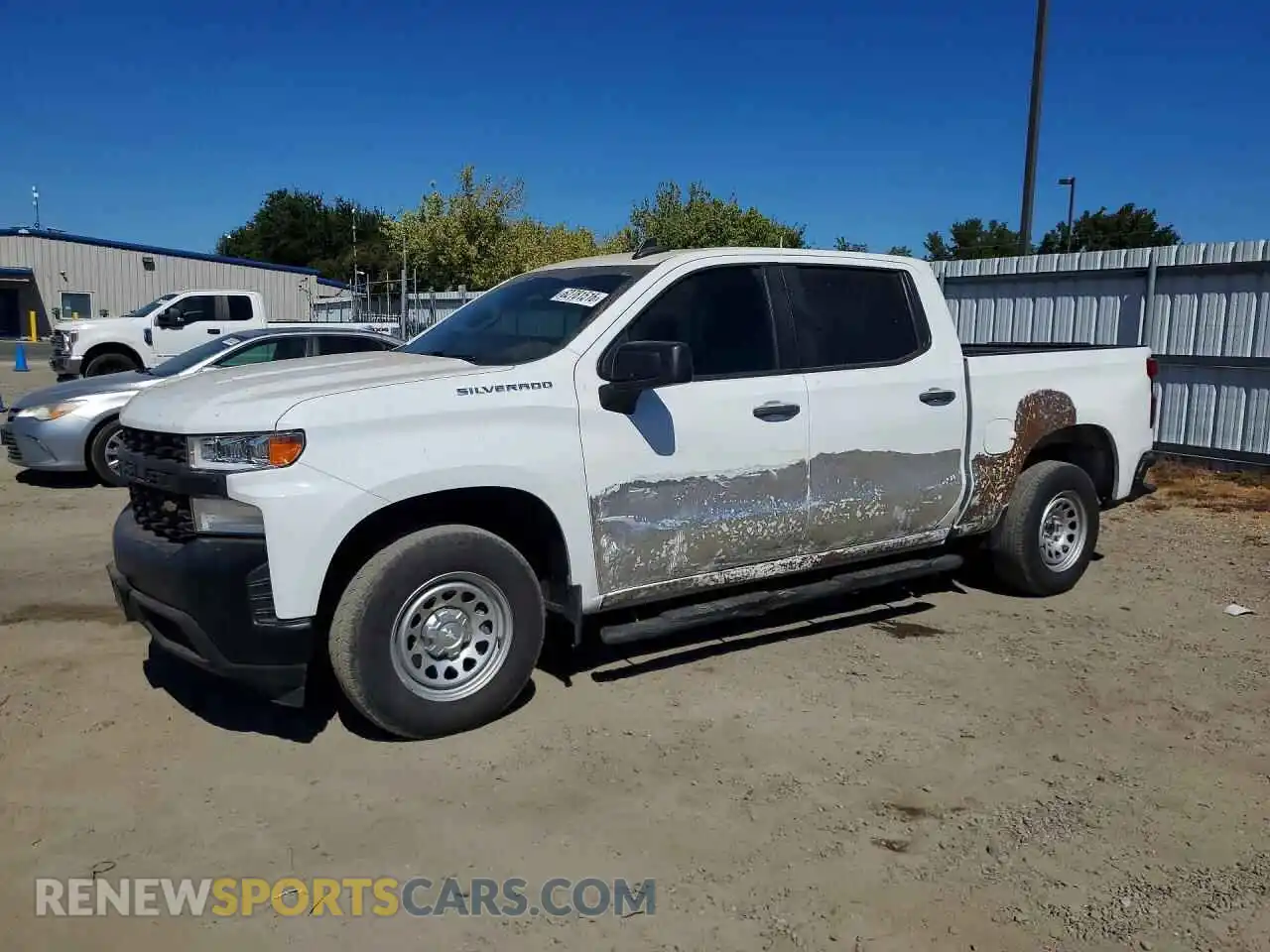 1 Photograph of a damaged car 3GCPWAEK5NG214126 CHEVROLET SILVERADO 2022