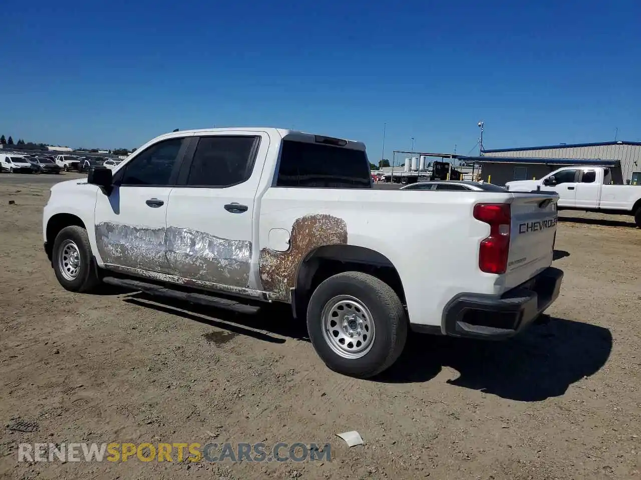 2 Photograph of a damaged car 3GCPWAEK5NG214126 CHEVROLET SILVERADO 2022