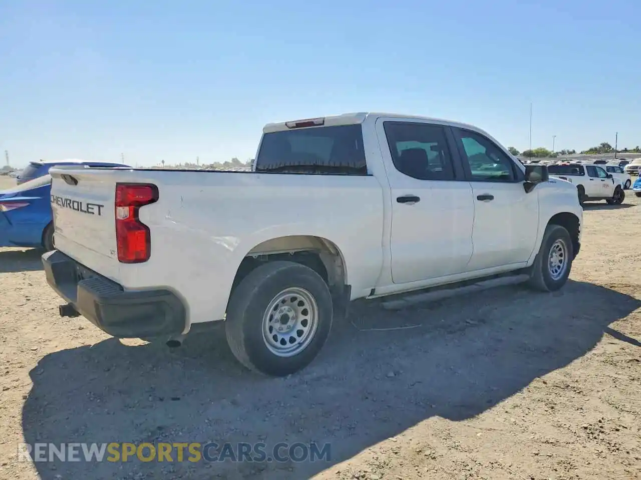 3 Photograph of a damaged car 3GCPWAEK5NG214126 CHEVROLET SILVERADO 2022
