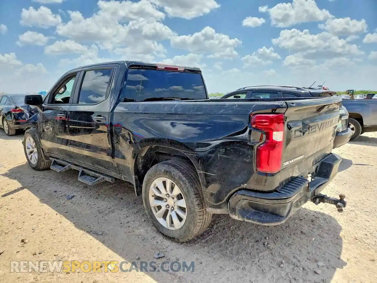 2 Photograph of a damaged car 3GCPWBEK7NG103499 CHEVROLET SILVERADO 2022