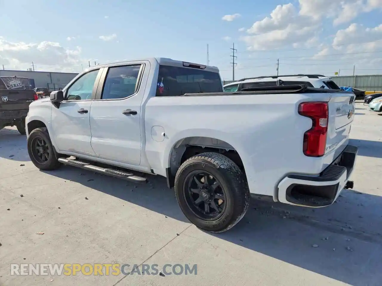 2 Photograph of a damaged car 3GCPWBEK7NG179644 CHEVROLET SILVERADO 2022
