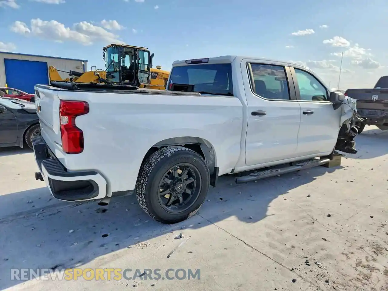 3 Photograph of a damaged car 3GCPWBEK7NG179644 CHEVROLET SILVERADO 2022