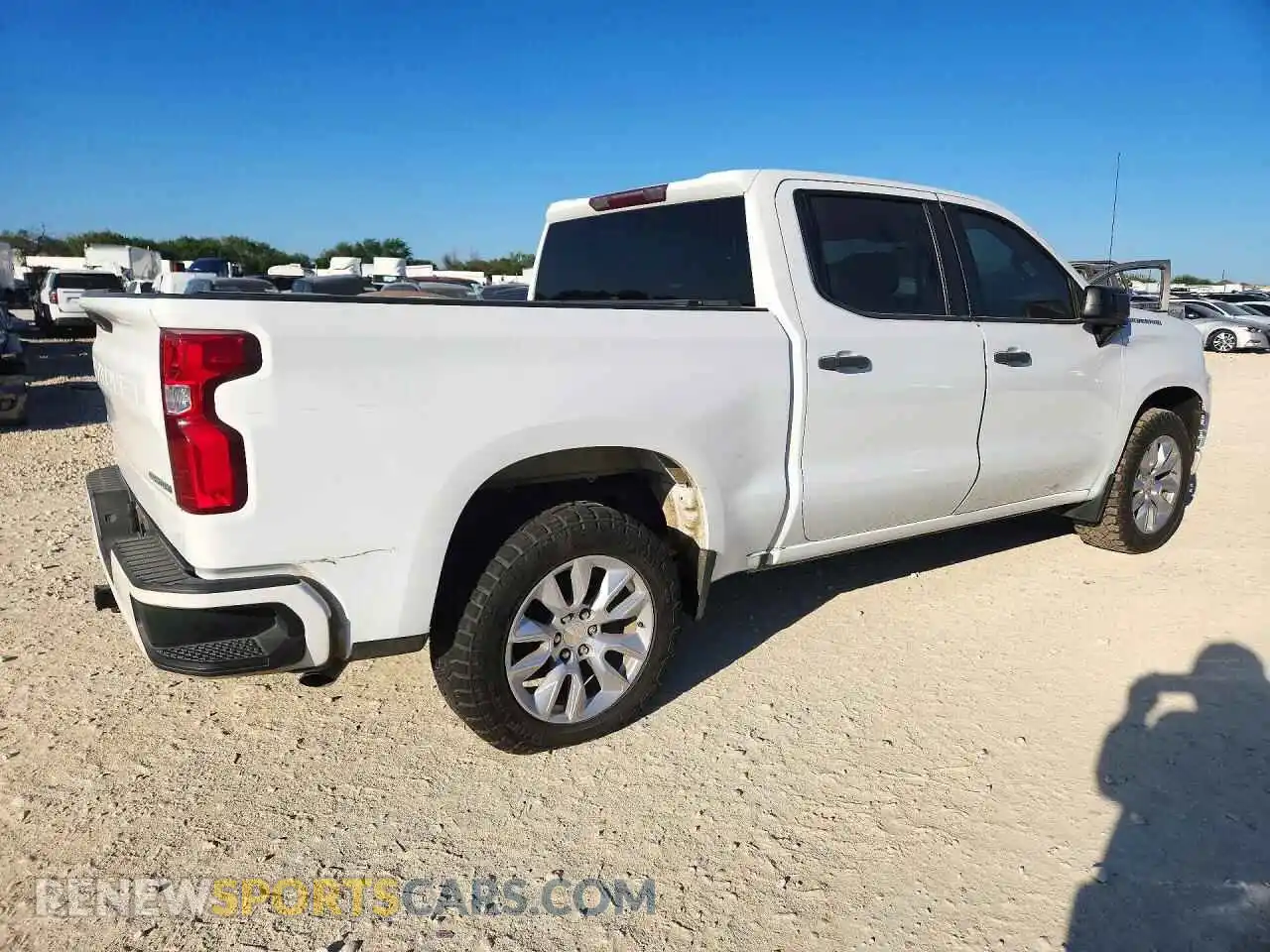 3 Фотография поврежденного автомобиля 3GCPWBEK8NG107237 CHEVROLET SILVERADO 2022