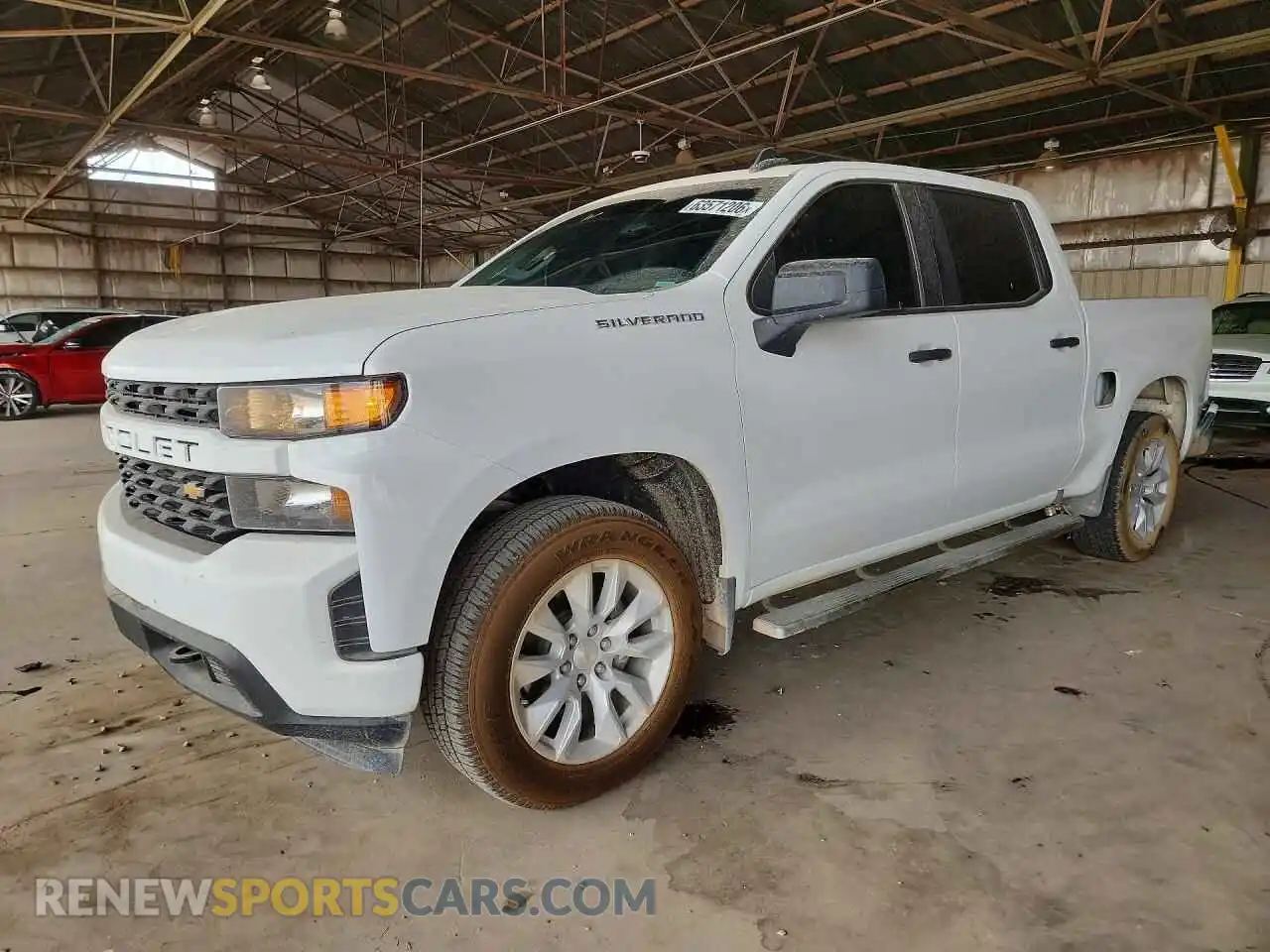 1 Photograph of a damaged car 3GCPWBEK9NG107330 CHEVROLET SILVERADO 2022