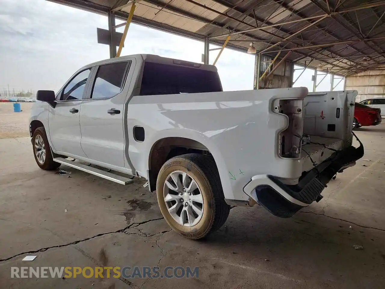 2 Photograph of a damaged car 3GCPWBEK9NG107330 CHEVROLET SILVERADO 2022