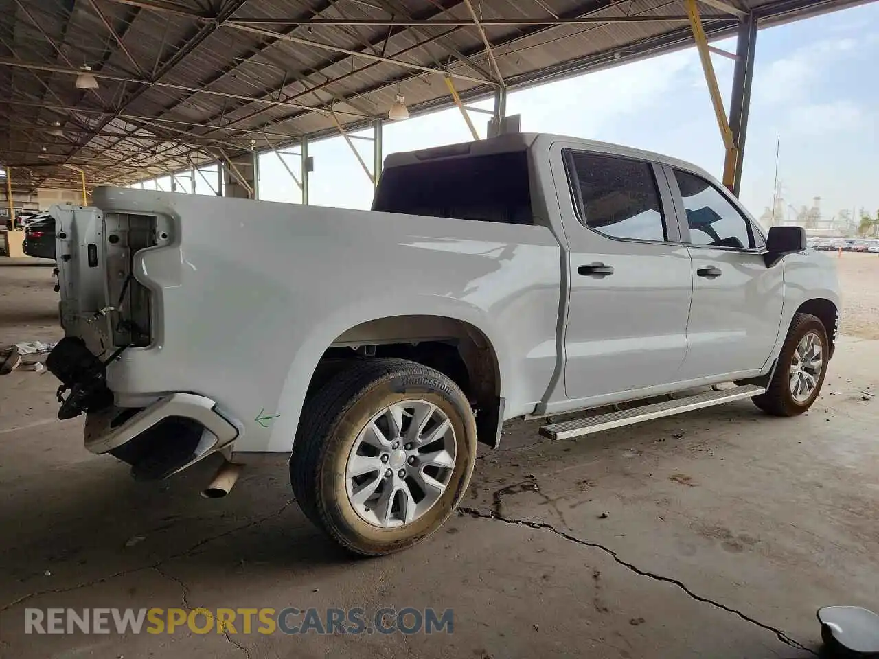 3 Photograph of a damaged car 3GCPWBEK9NG107330 CHEVROLET SILVERADO 2022