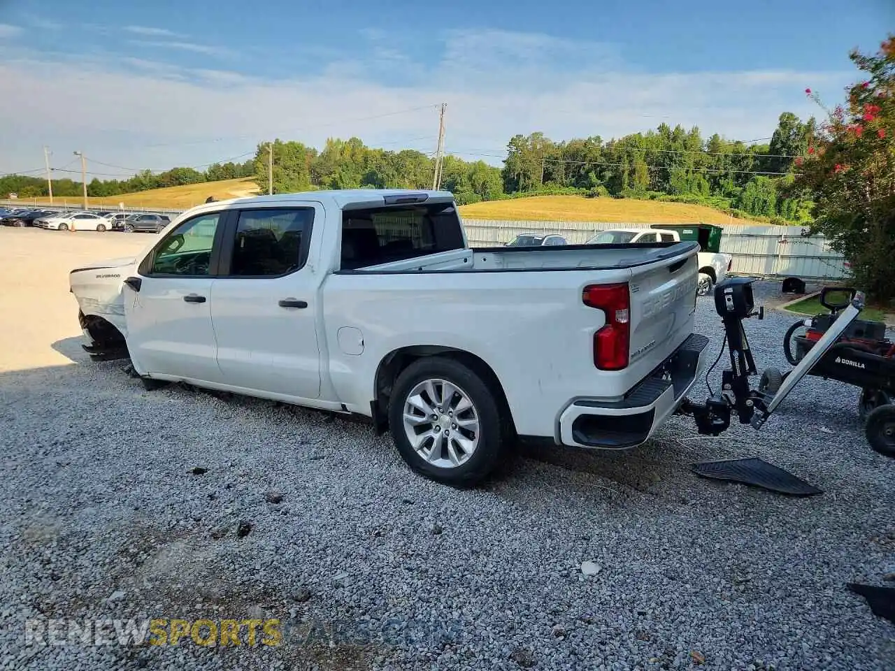 2 Фотография поврежденного автомобиля 3GCPWBEKXNG113993 CHEVROLET SILVERADO 2022
