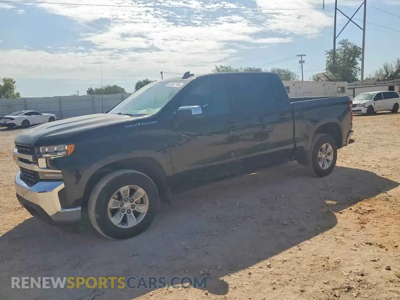 1 Photograph of a damaged car 3GCPWCED5NG148433 CHEVROLET SILVERADO 2022